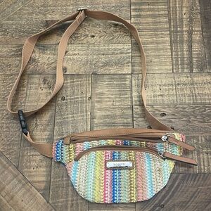 Rosetti Colorful Striped Fanny Bag